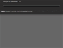 Tablet Screenshot of media.volejbal-metodika.cz